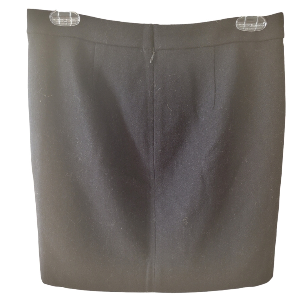 J. Crew Wool Tweed and Black Mini Skirt Size 0‎ - Picture 3 of 3